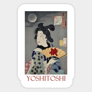 Brothel Geisha by Tsukioka Yoshitoshi Sticker